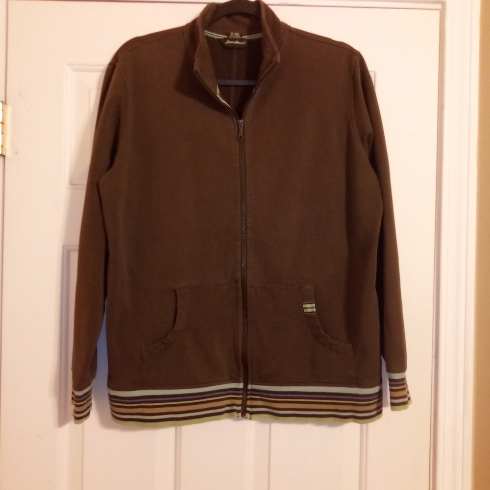 Mens 90s Skater Boy Zip Up Jacket By Eddie Bauer Size XL